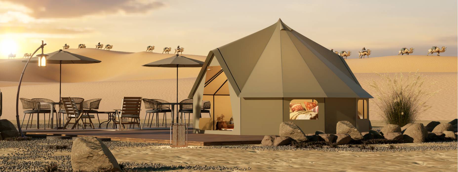 郊区露营酒店帐篷产品